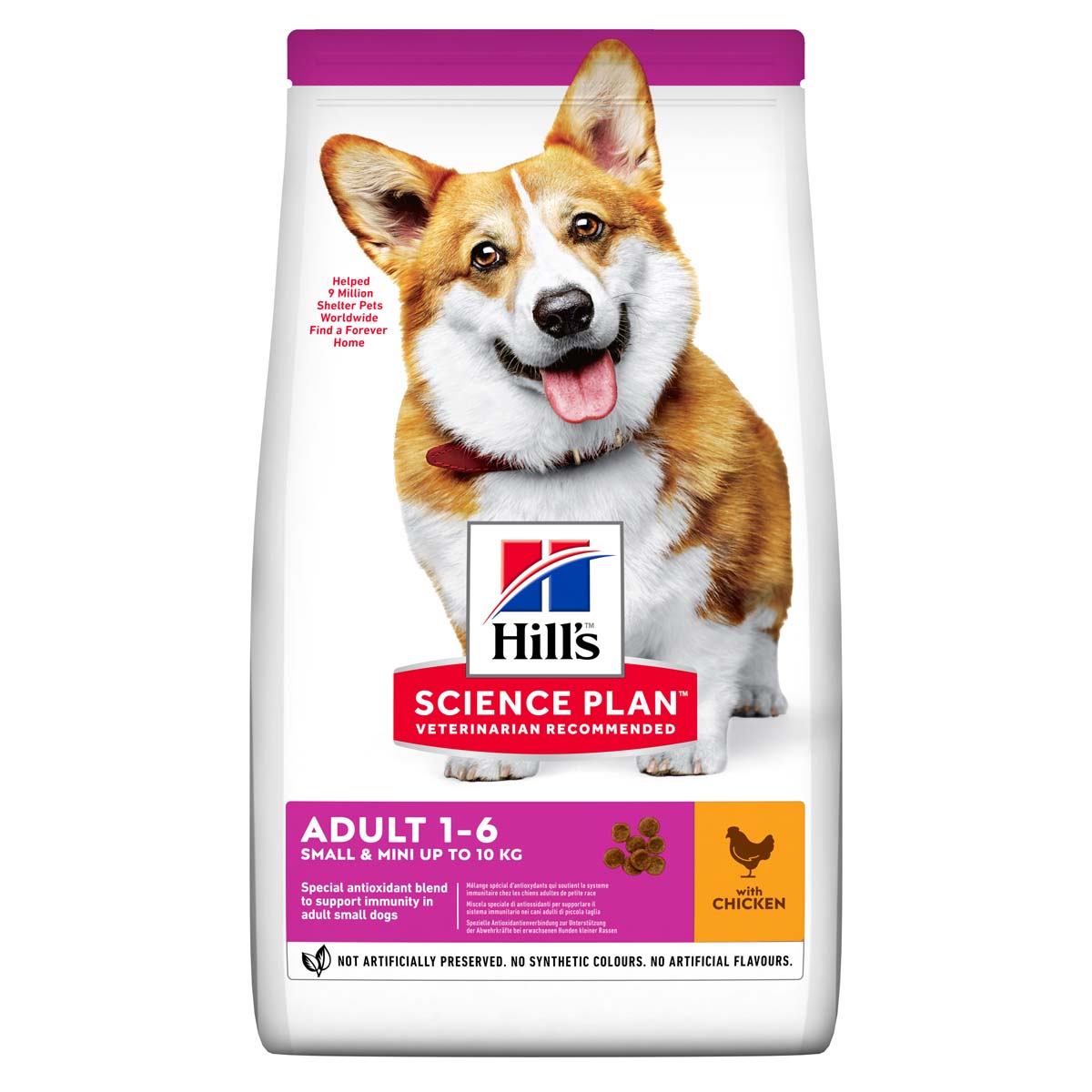 55040597 HILL'S SCIENCE PLAN Adult Small&Mini Ξηρή Τροφή Για Σκύλους Με Κοτόπουλο - 1.5kg - Image 1
